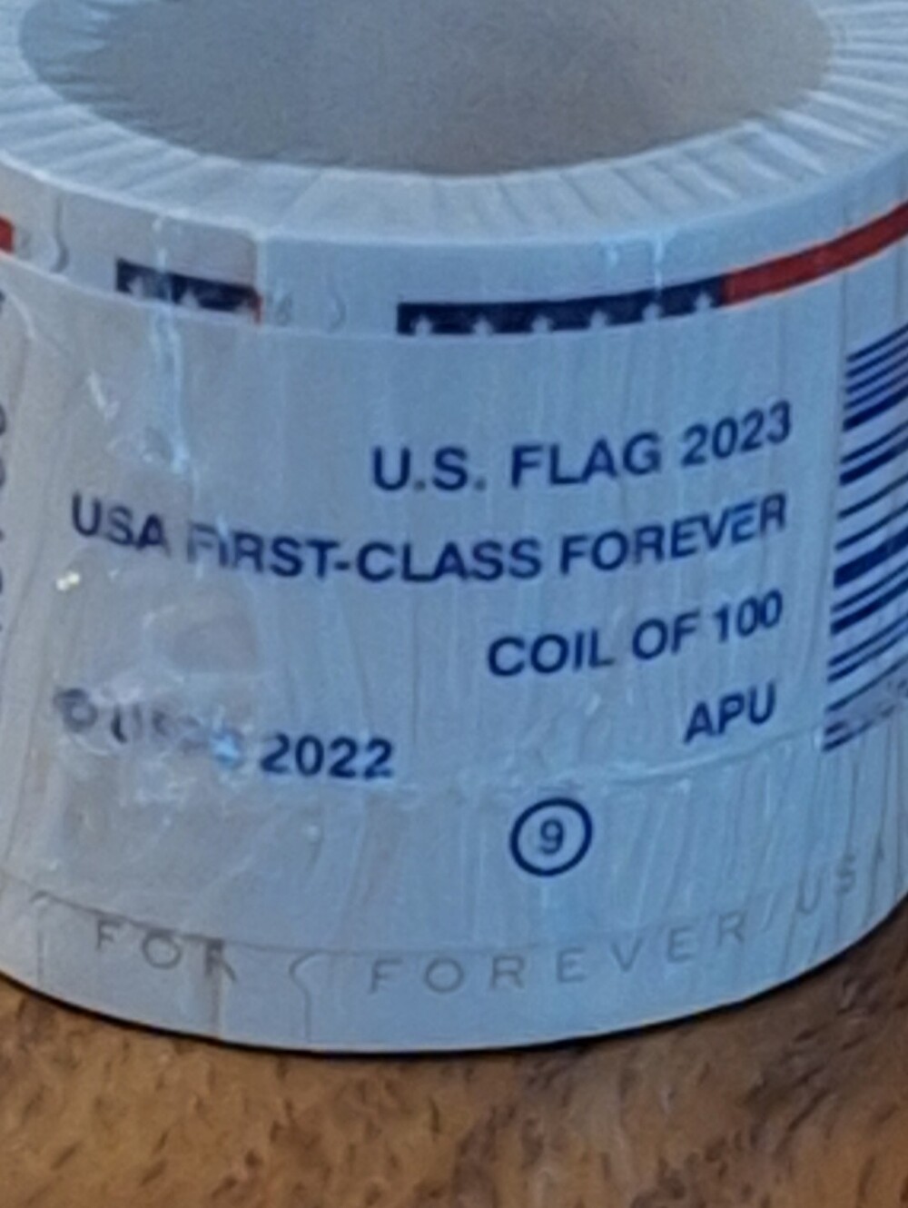1 Roll Of 100 FREEDOM Forever Stamps (78$ Value!) American Flag Design - Picture 5 of 8